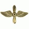 Эмблема петличная ВВС крылья пропеллер